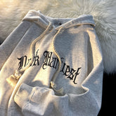 Thin Fashion Hoodie Oversize Loose Drape Sweatshirt